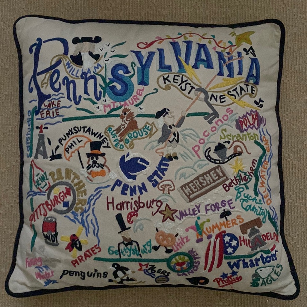 Catstudio State of Pennsylvania Pillow
